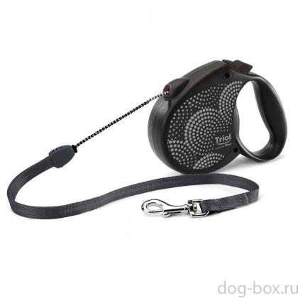 Поводок-рулетка для собак Flexi Life Bubbles M 5м до 20кг, трос-0