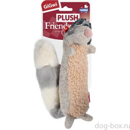 Игрушки для собак Енот с пищалкой, 17см (75310)-0