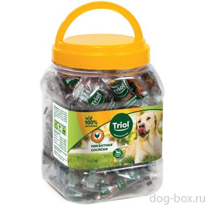 Пикантные сосиски из курицы для собак, банка-0