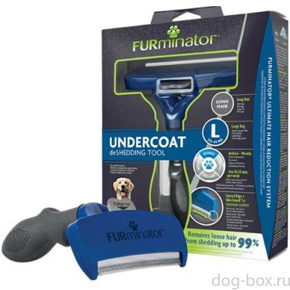 Фурминатор L для крупных собак с длинной шерстью-0