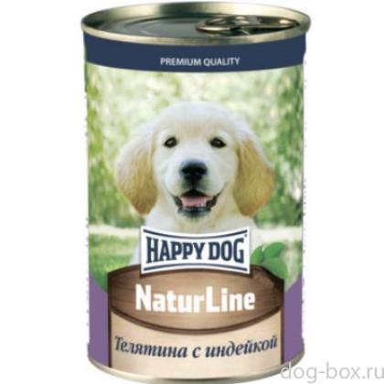 Консервы для щенков Телятина с индейкой -0