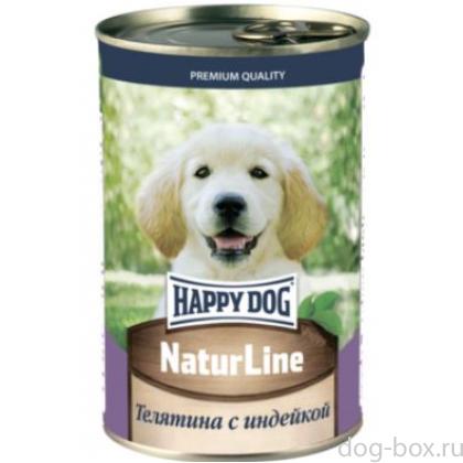 Консервы для щенков Телятина с печенью, сердцем и рисом-0