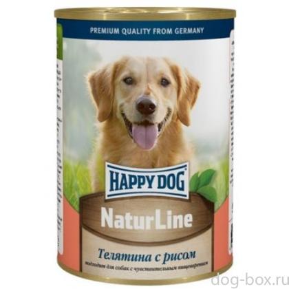 Кусочки в фарше для собак - телятина с рисом-0