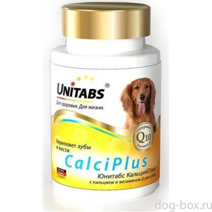 CalciPlus Витамины с кальцием, фосфором и витамином D для собак, 100 таб. -0