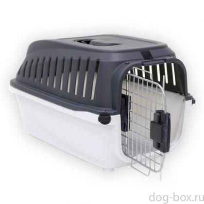 Пластиковая переноска Kredo 088 для животных 60x38x36 см-0