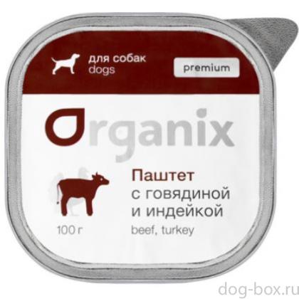 Премиум паштет с говядиной и индейкой для собак, 85% мяса-0
