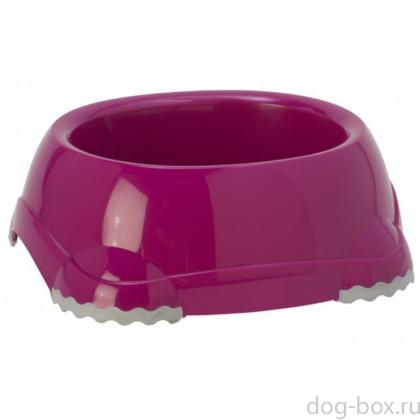 Миска нескользящая Smarty, 2200мл, ярко-розовая-0