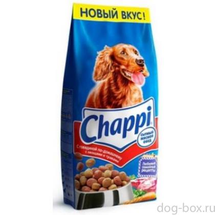 Сухой корм для собак с говядиной сытный мясной обед-0