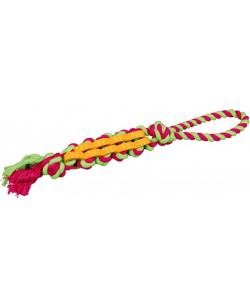Игрушка для собак, Узлы на верёвке Denta Fun, резина, 4 см/37 см (33192)