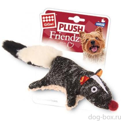 Игрушки для собак Скунс с пищалкой, 9см (75386)-0