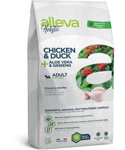 Holistic сухой корм для взрослых собак (курица и утка, алое вера и женьшень), Chicken & Duck + Aloe vera & Ginseng Mini