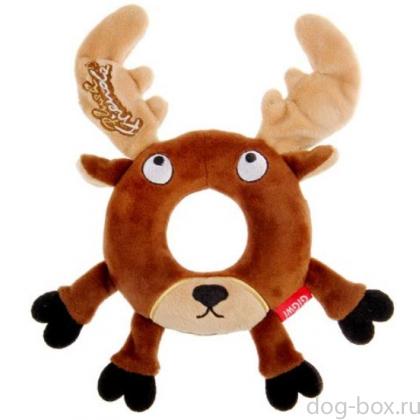 Игрушка для собак Лось с пищалкой 19 см (75305)-0