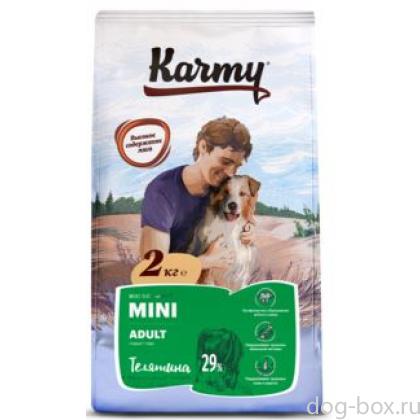 Сухой корм для взрослых собак мелких пород старше 1 года с телятиной 73257 -0