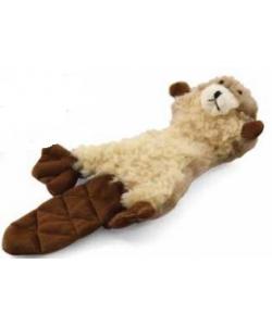 Игрушка плюшевая Бобер с двумя пищалками, 40см