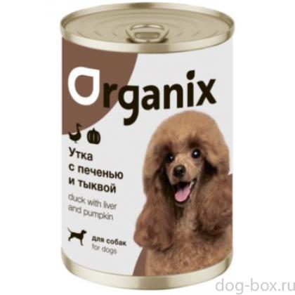 Консервы для собак Сочная утка с печенью и тыквой-0