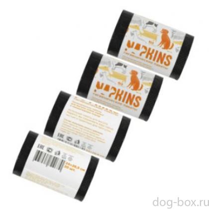 Пакеты гигиенические для выгула собак, малых и миниатюрных пород, черные, 4*20шт.-0