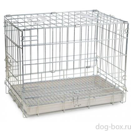 Клетка для животных, хром, 74*55*63,5 см (003 SC)-0
