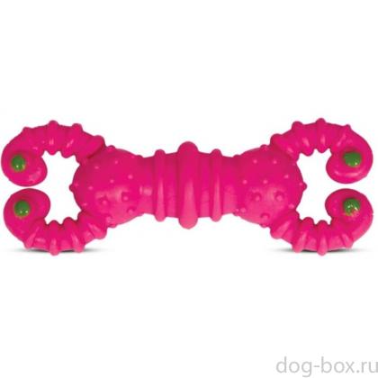 Игрушка для собак из ц/литой резины. Гантель-скорпион 12,5см (BW443)-0