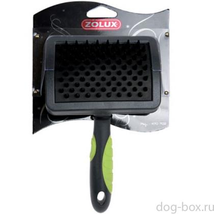 Щетка резиновая с ручкой большая, L, 19*11,5 см-0