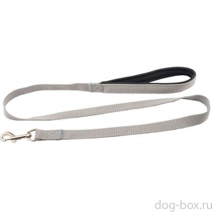 Поводок Сити с мягкой ручкой стальной 20мм*120см -0