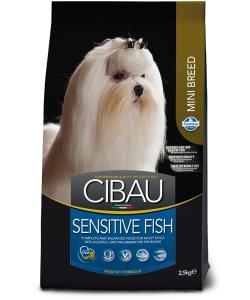 Farmina CIBAU Sensitive Fish Mini для собак малых пород с чувствительным пищеварением, рыба