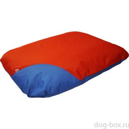 Матрас "Аквастоп" двухцветный со съемным чехлом пухлый, оксфорд, красный/синий-0