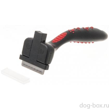 Фурминатор малый самоочищающийся с кнопкой, 43 зуба  (42443S)-0