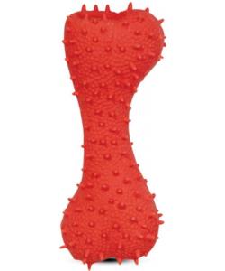 Игрушка "Кость  с пупырышками", из латекса, 12,5 см (LT124)