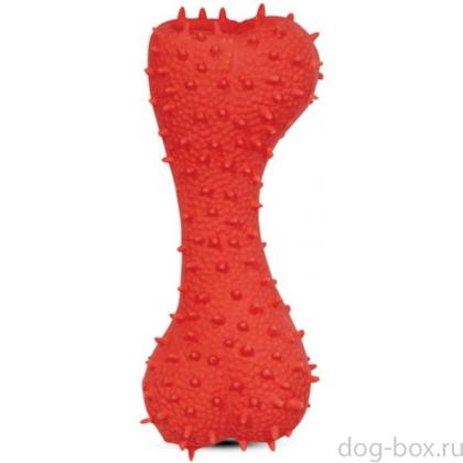 Игрушка "Кость  с пупырышками", из латекса, 12,5 см (LT124)-0