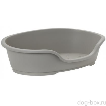 Лежак domus пластиковый 60см,  теплый серый-0