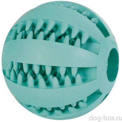 Игрушка для собак. Мяч "DENTAfun",Бейсбол,резина.,6.5см. (3289)-0