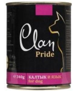 Clan Pride консервы для собак (с говяжьим калтыком и языком)
