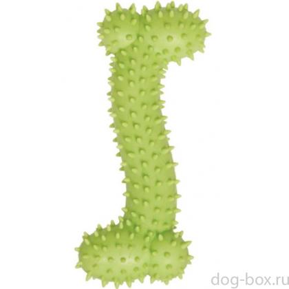 Игрушка для собак из ц/литой резины. Кость шипованная 16 см (BW082)-0