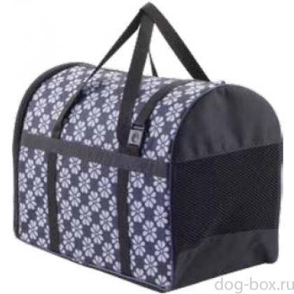 Сумка-переноска для животных №4/2 с сеткой 42*26*30 см-0