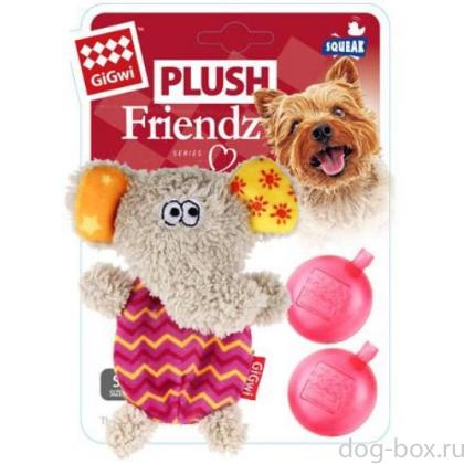 Игрушка для собак Слоник с пищалкой 13 см (75302)-0