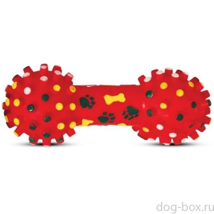 Гантель "Мина" с лапками и косточками 20 см, винил (721002)-0