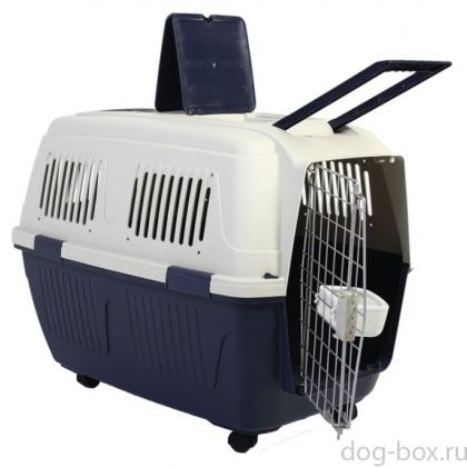 Переноска пластиковая Standard MEDIUM, для авиаперевозок, без колес 71*53*52 см (6105)-0