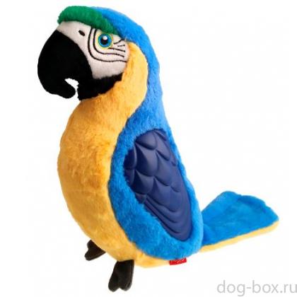Игрушки для собак Попугай большой с пищалкой, 38см (75478)-0