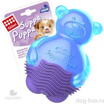 Игрушки для щенков Мишка с пищалкой, 9см (75424)-0