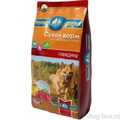Сухой корм для взрослых собак всех пород Говядина, 15кг+3кг В ПОДАРОК -0