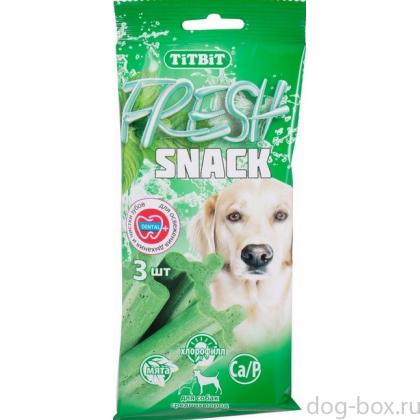 Снек для свежего дыхания Fresh для собак средних пород-0