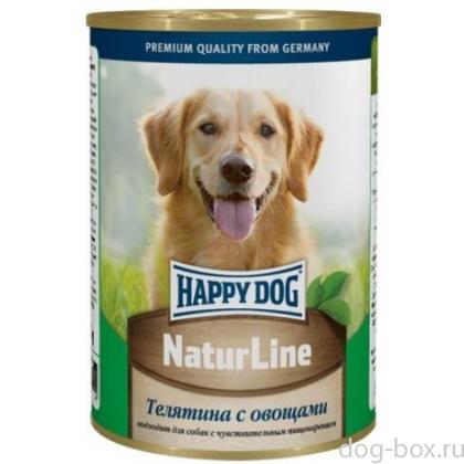 Консервы для собак Телятина с овощами-0