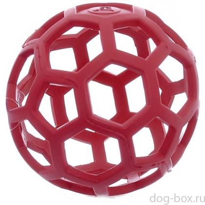 Ажурный резиновый мяч большой, 14 см-0