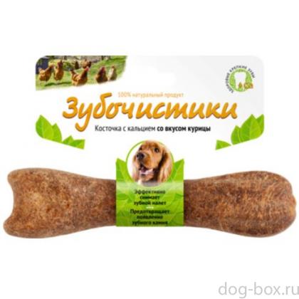 Зубочистики для собак средних пород со вкусом курицы-0