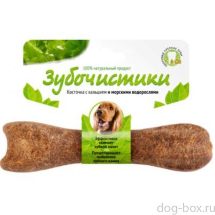 Зубочистики для собак средних пород со вкусом морских водорослей-0