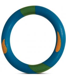 Игрушка для собак из ц/литой резины. Кольцо пятнистое 14,5 см (BW210)