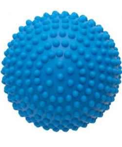 Игрушка для собак "Мяч игольчатый", голубой, 5,3см