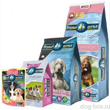 Сухой корм для щенков и молодых собак Ягненок и рис-0