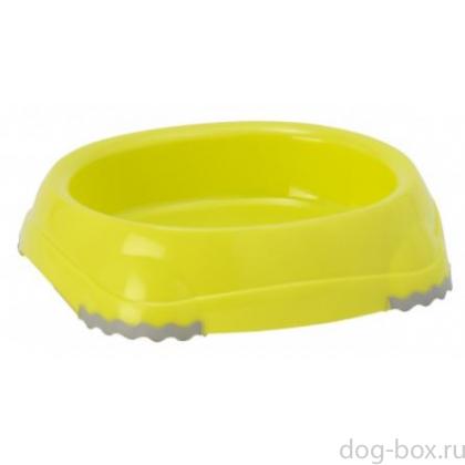 Миска нескользящая Smarty, 210мл, лимонно-желтая-0