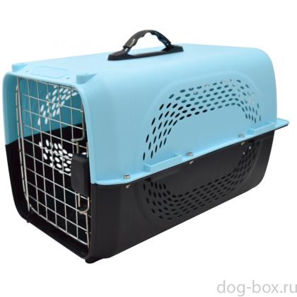 Переноска с металлической дверцей с замком НР-А02 59*37,5*38 см-0